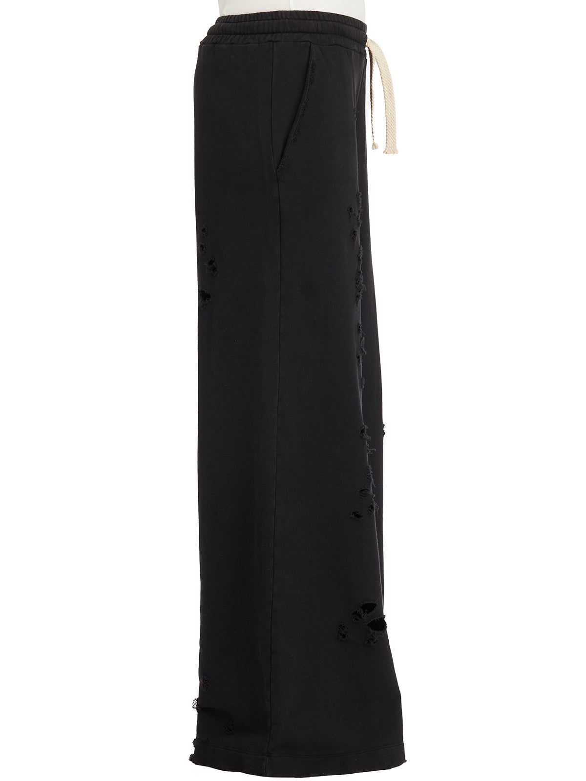 NOSTRASANTISSIMA Women's Ruffled Mini Sweatpants