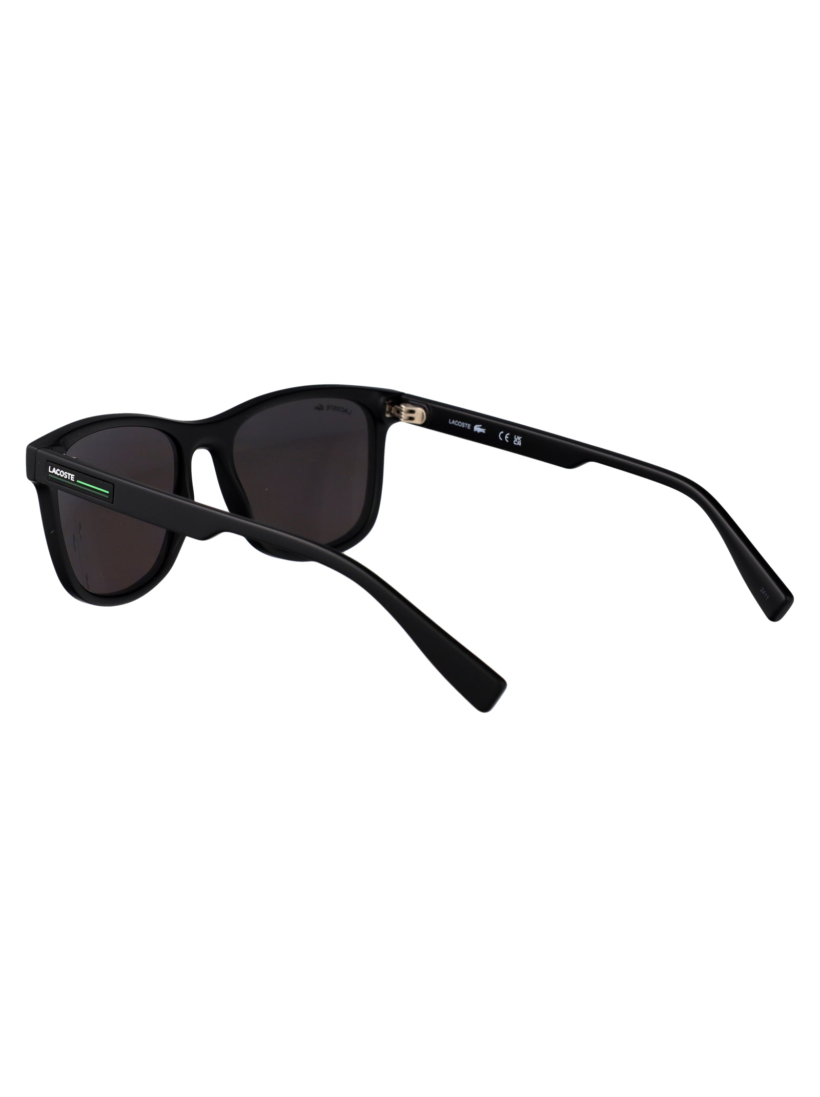 LACOSTE Matte Black Acetate Men's Sunglasses