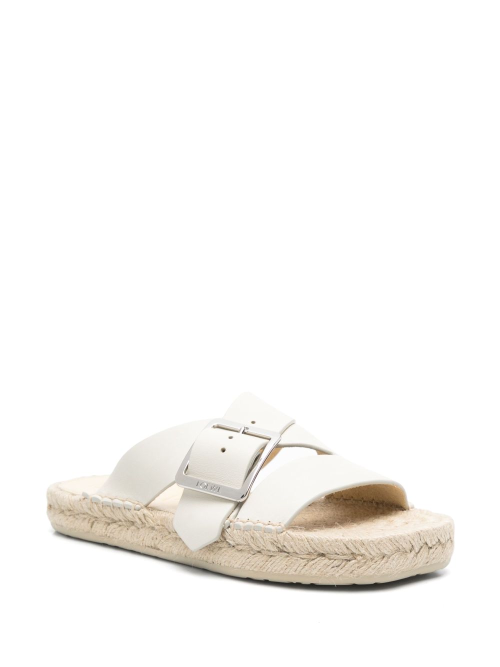 LOEWE Petal Leather Sandals for Women