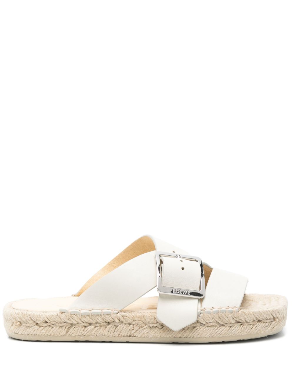 LOEWE Petal Leather Sandals for Women