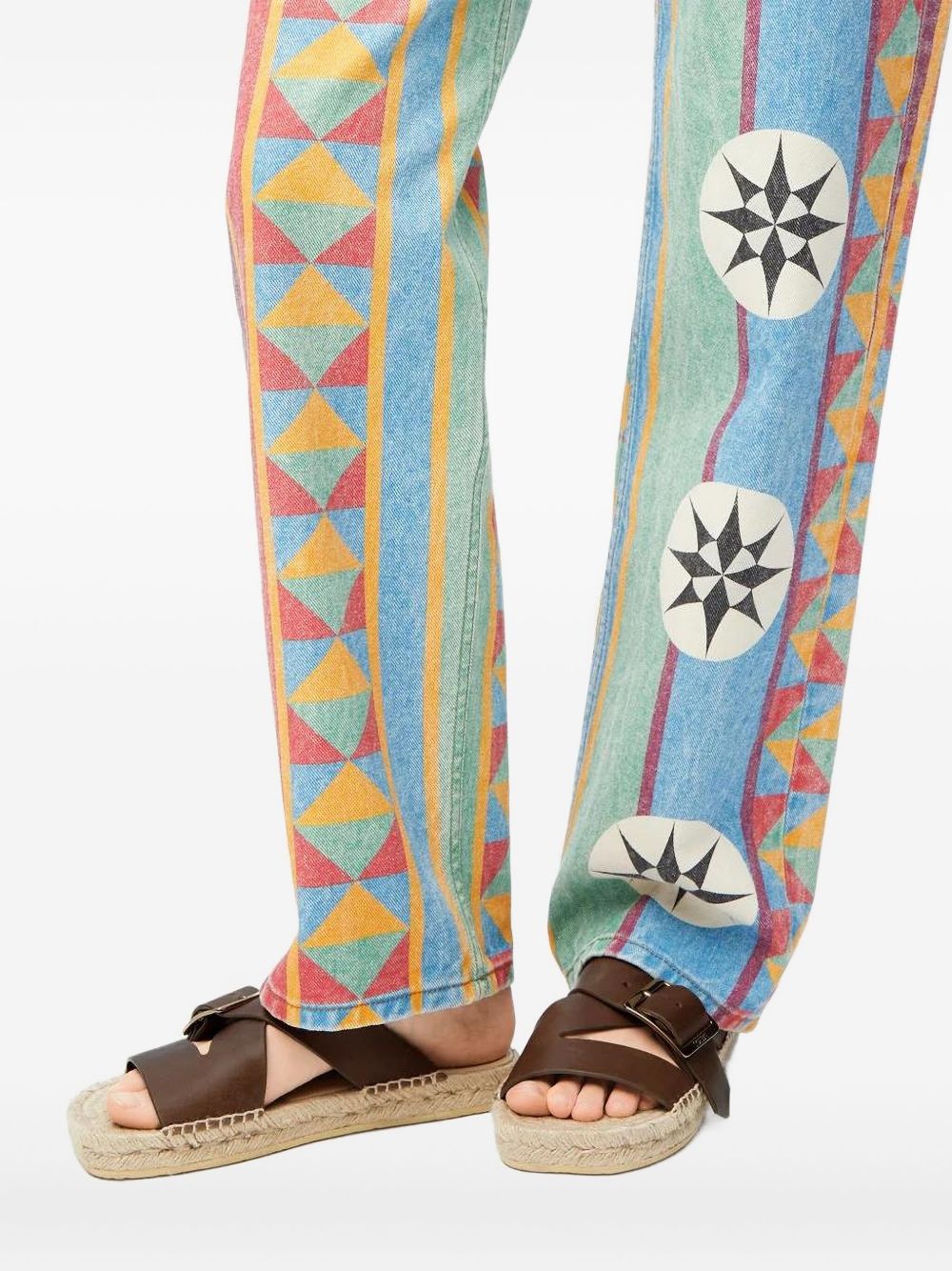 LOEWE Petal Sculpted Leather Sandals