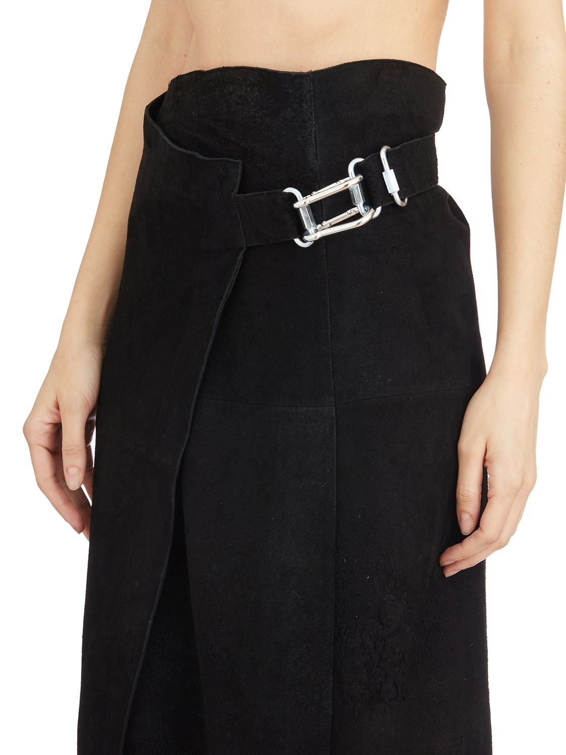 VANDERWILT Leather Wallet Closure Skirt