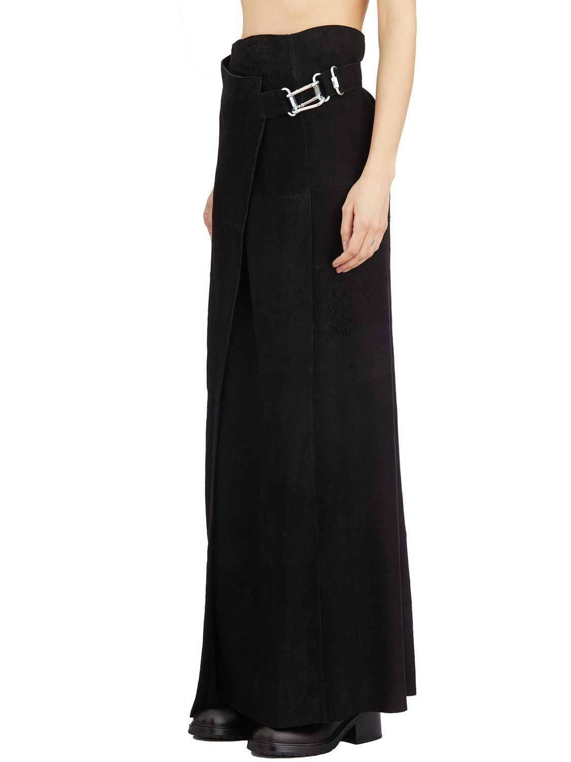 VANDERWILT Leather Wallet Closure Skirt