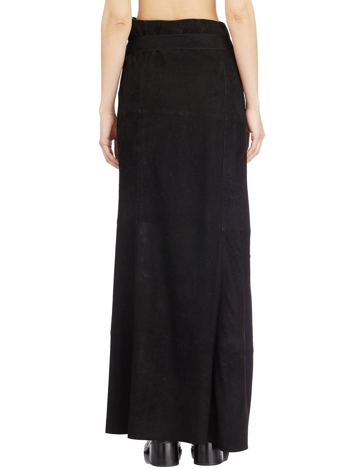 VANDERWILT Leather Wallet Closure Skirt