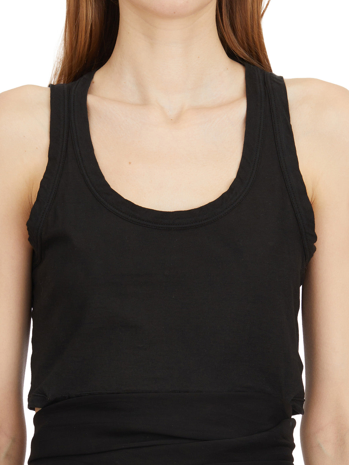 MASNADA Crop Tank Top with Silk Applications - Women's Size 40