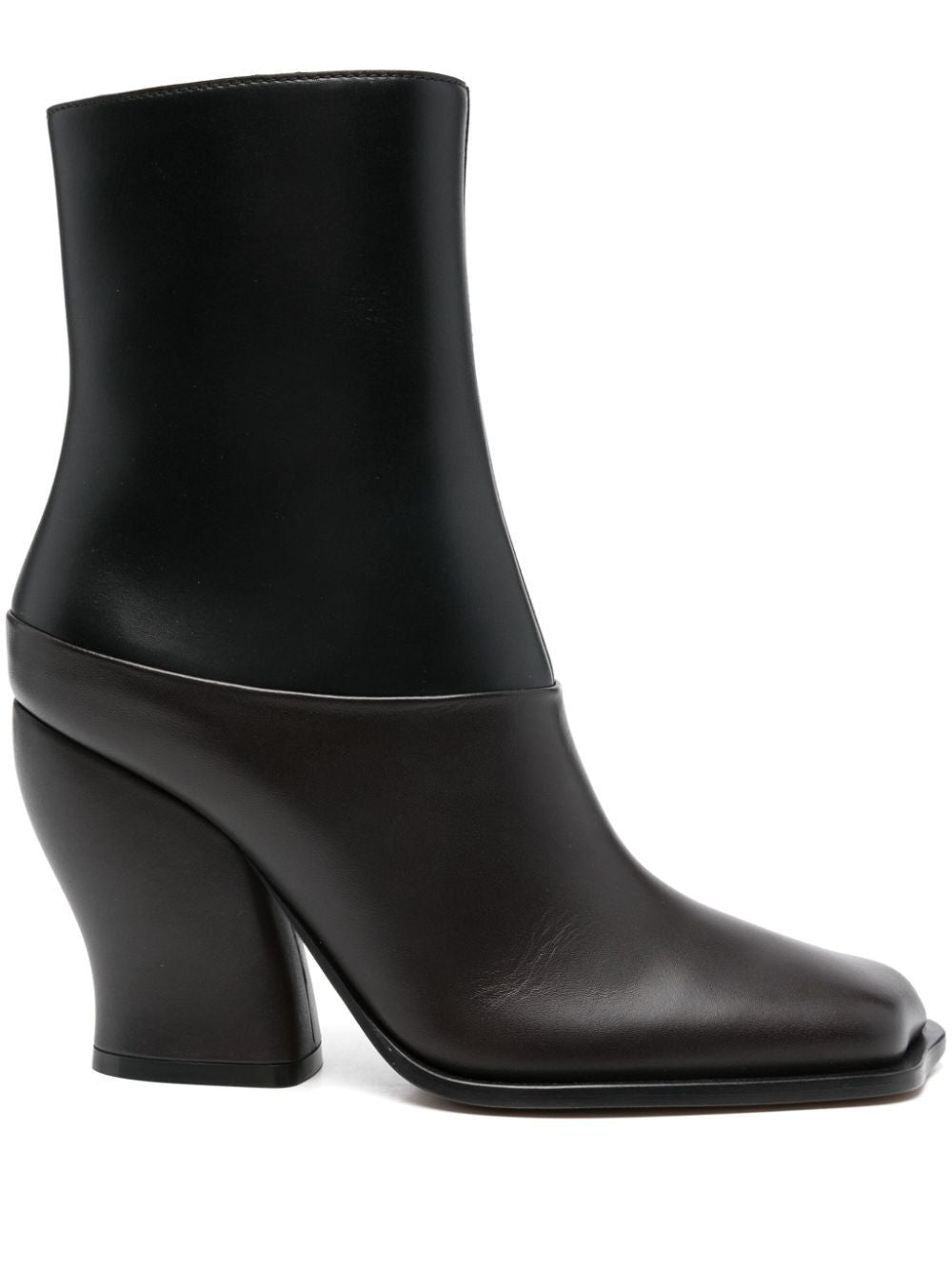 LOEWE Two-Colour Wave Ankle Boots for Women