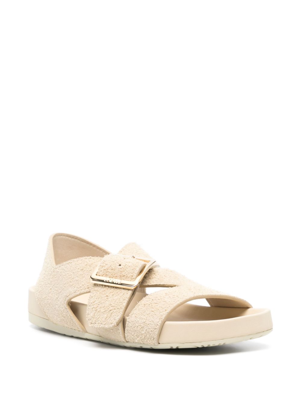 LOEWE Women's Crossover Strap Open Toe Sandals