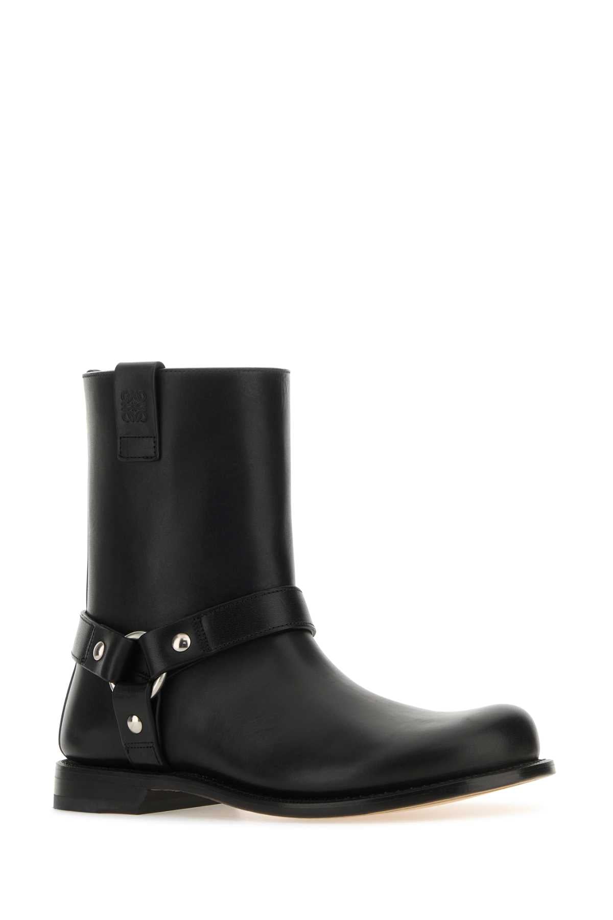 LOEWE Leather Campo Biker Boots for Women