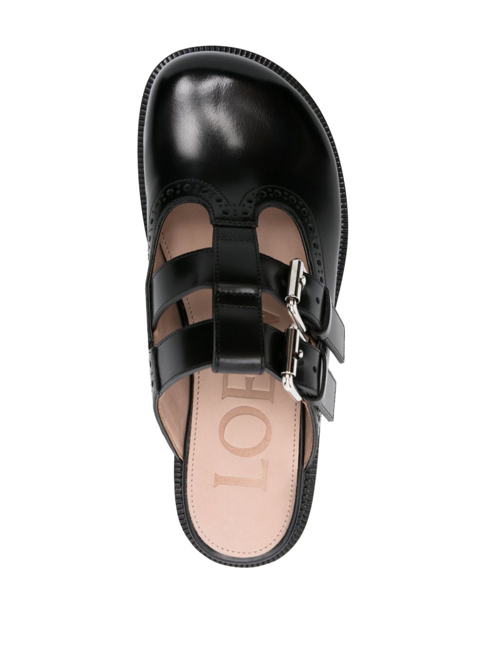 LOEWE Leather Mary Jane Flats for Women - SS25 Collection