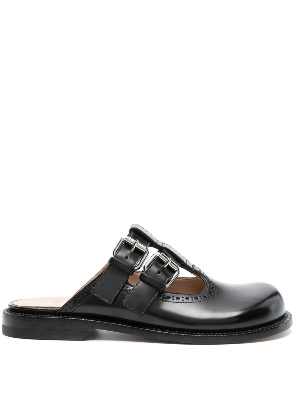 LOEWE Leather Mary Jane Flats for Women - SS25 Collection