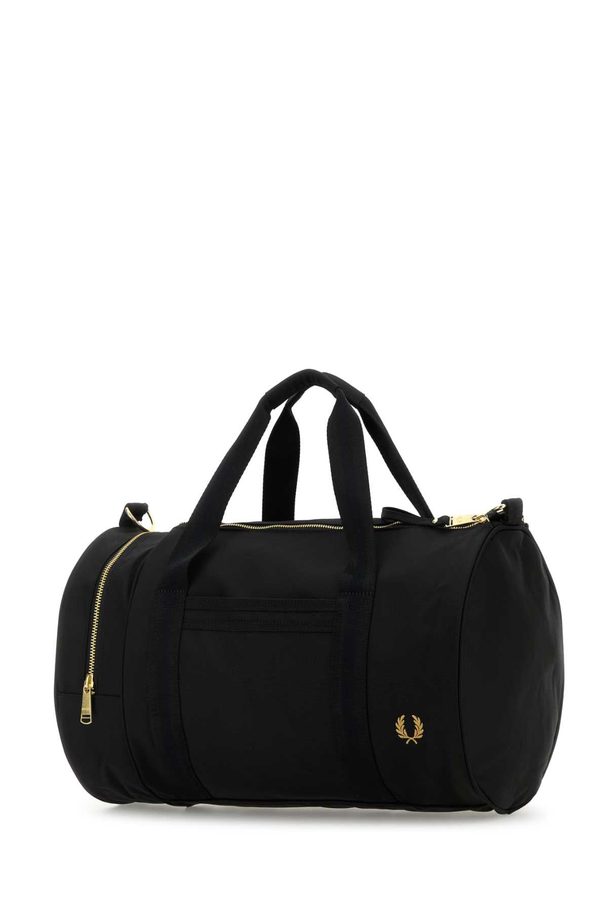 FRED PERRY Travel Barrel Handbag
