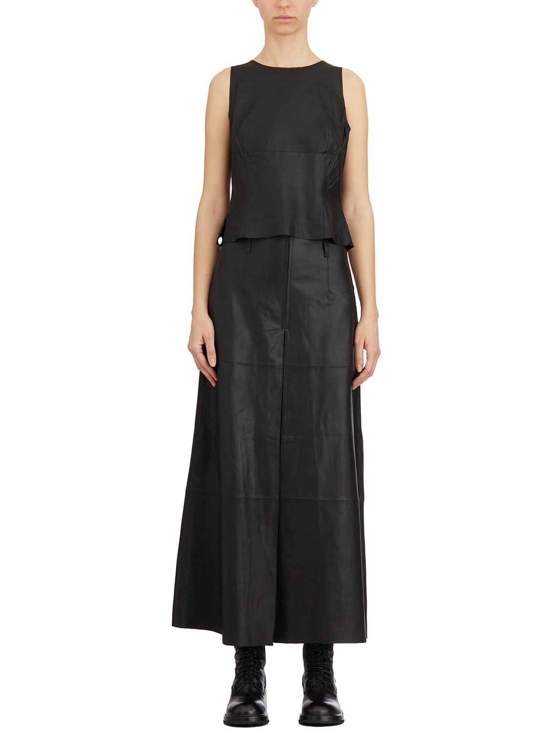 Vanderwilt Leather Tank Top - Size S