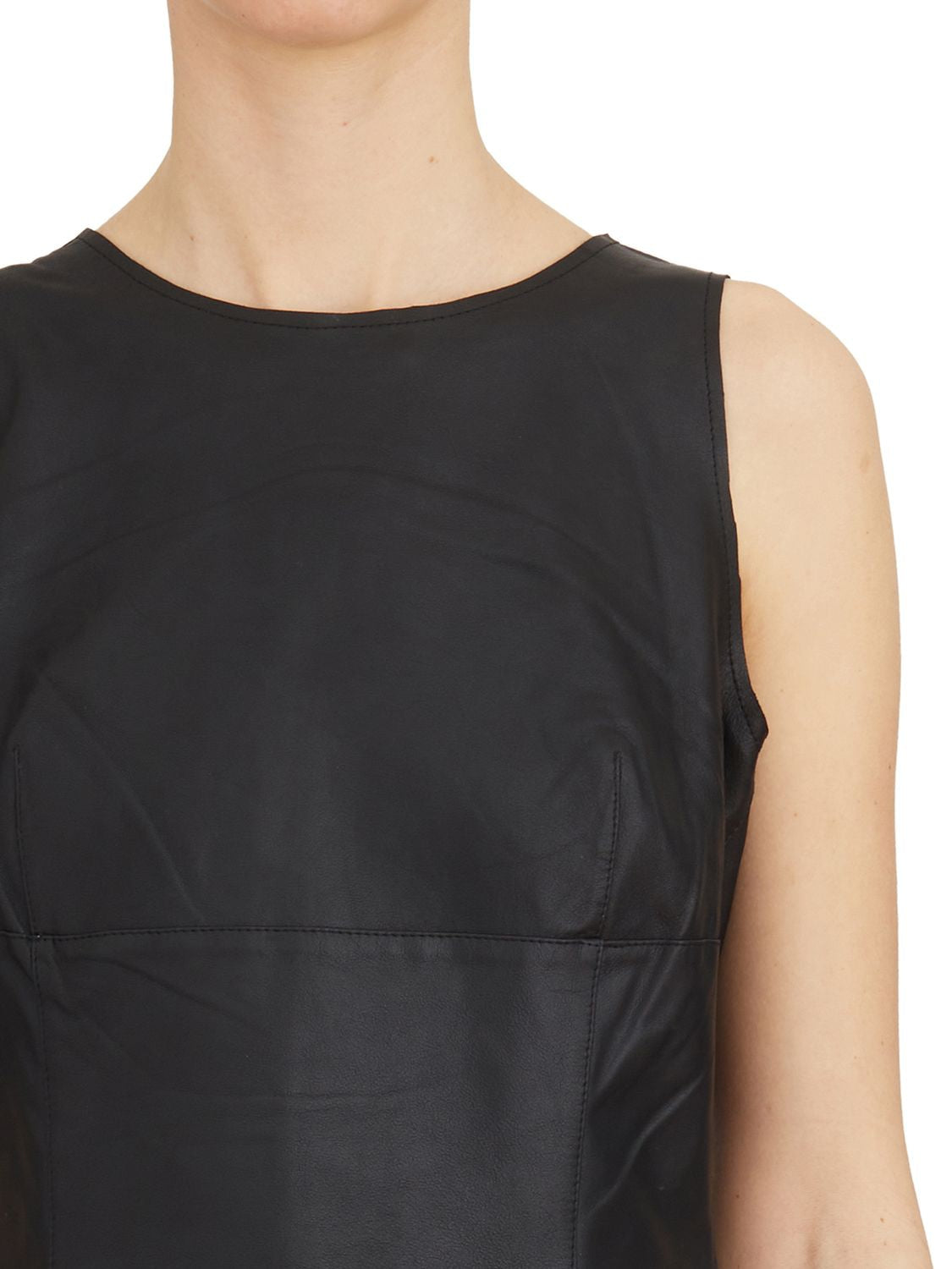 Vanderwilt Leather Tank Top - Size S