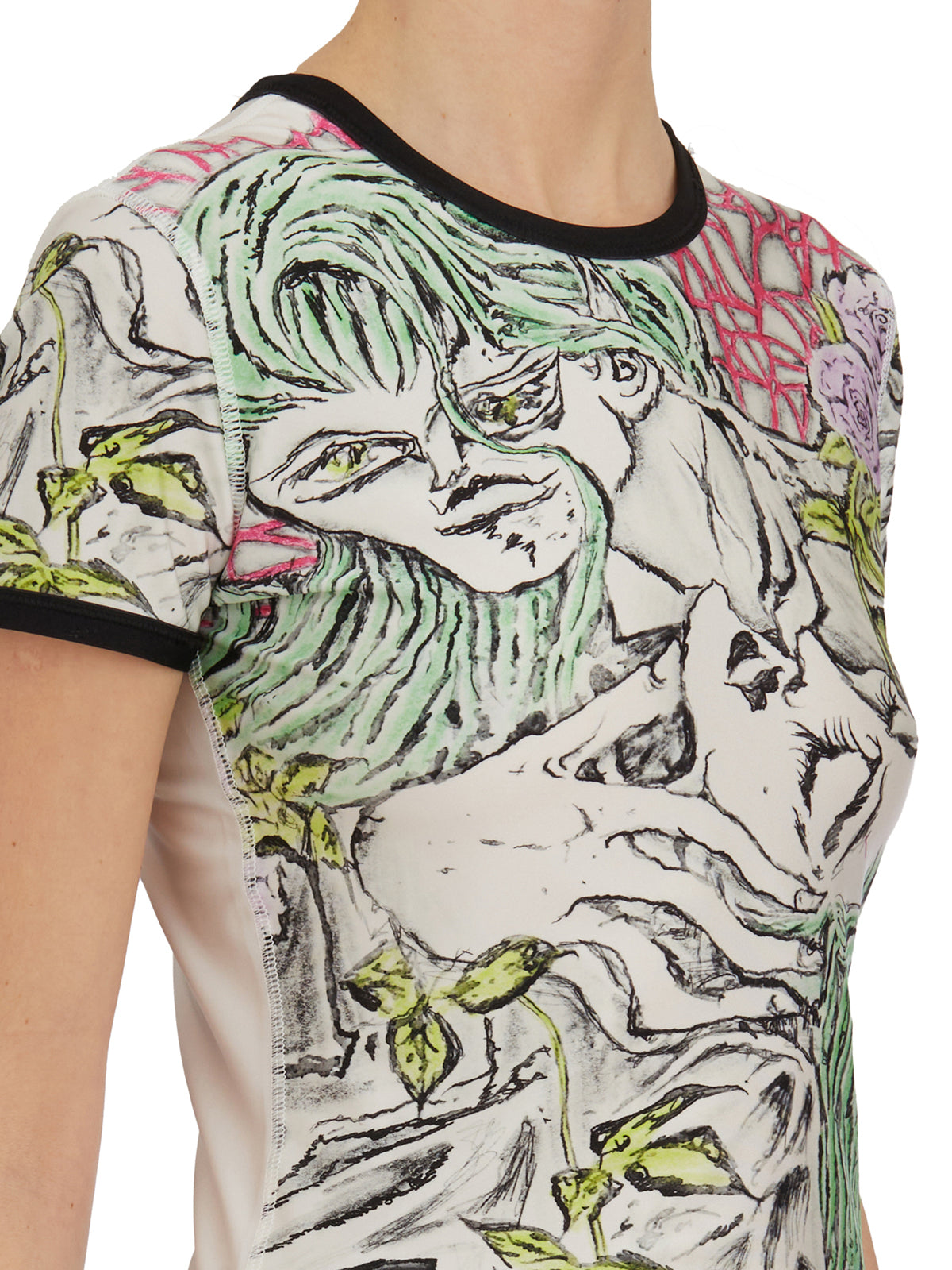 DIESEL Slim Fit Cut Sleeve T-Shirt - Size S