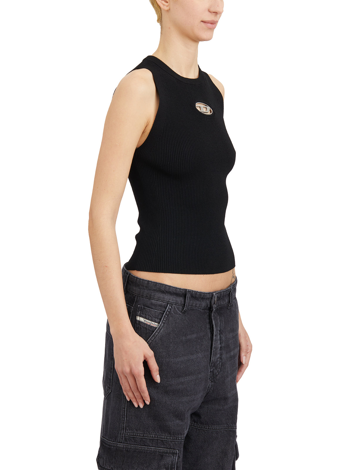 DIESEL Slim Fit Sleeveless Tank Top (S)