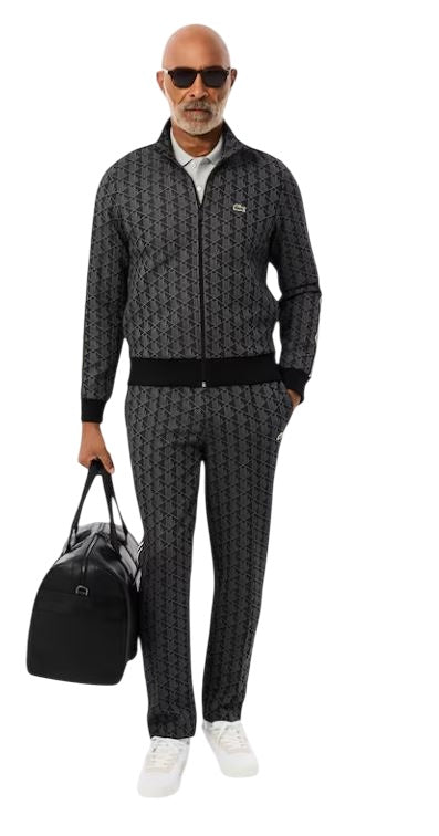 LACOSTE Vintage Monogram Tracksuit Pants for Men - Regular Fit