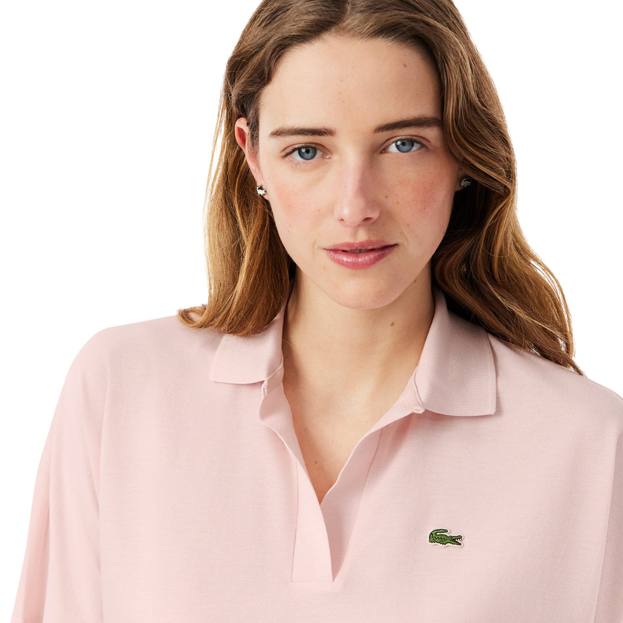 LACOSTE Relaxed Fit Polo with Asymmetrical Cut