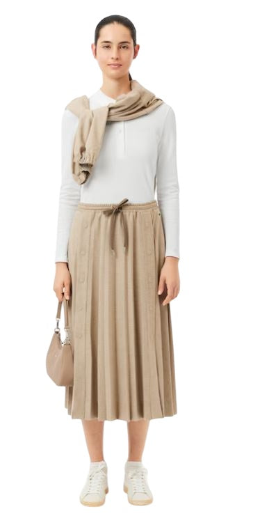 LACOSTE Elegant Long Sleeve Polo for Women