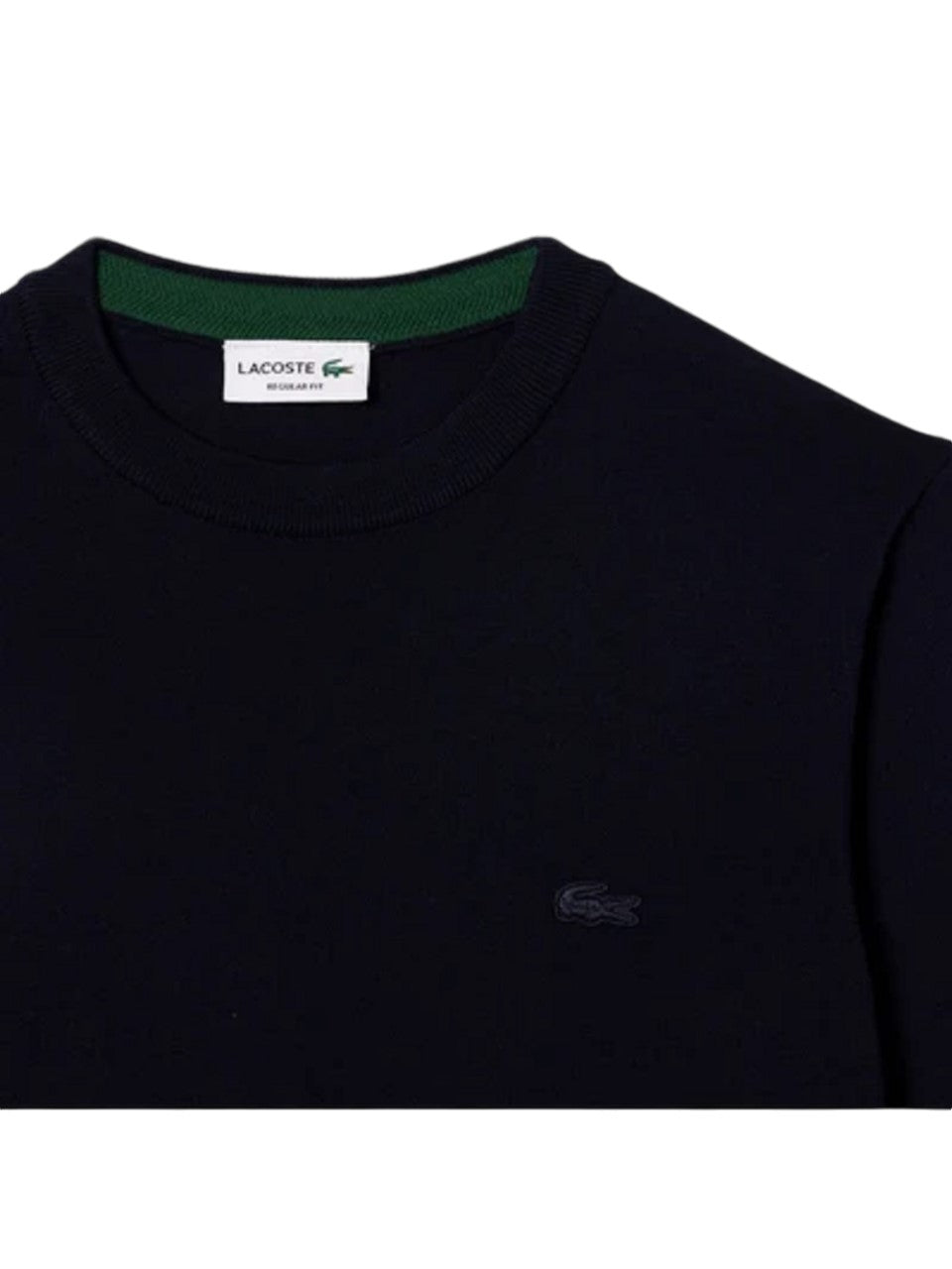 LACOSTE Eco-Friendly Merino Wool Pullover for Men