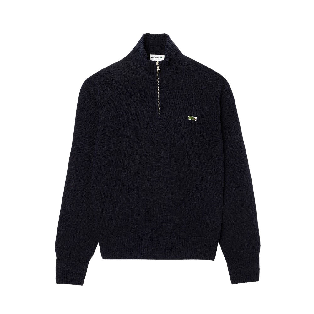 LACOSTE Men's Zip-Up Turtleneck Pullover