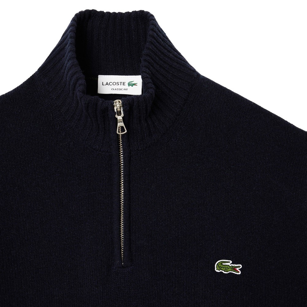 LACOSTE Men's Zip-Up Turtleneck Pullover