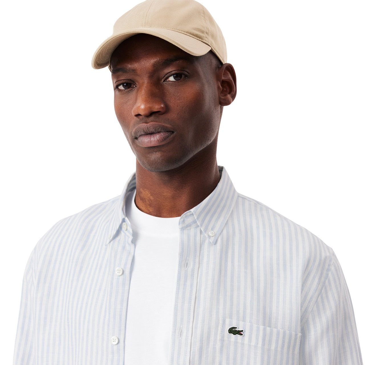 LACOSTE Classic Buttoned Collar Shirt for Men