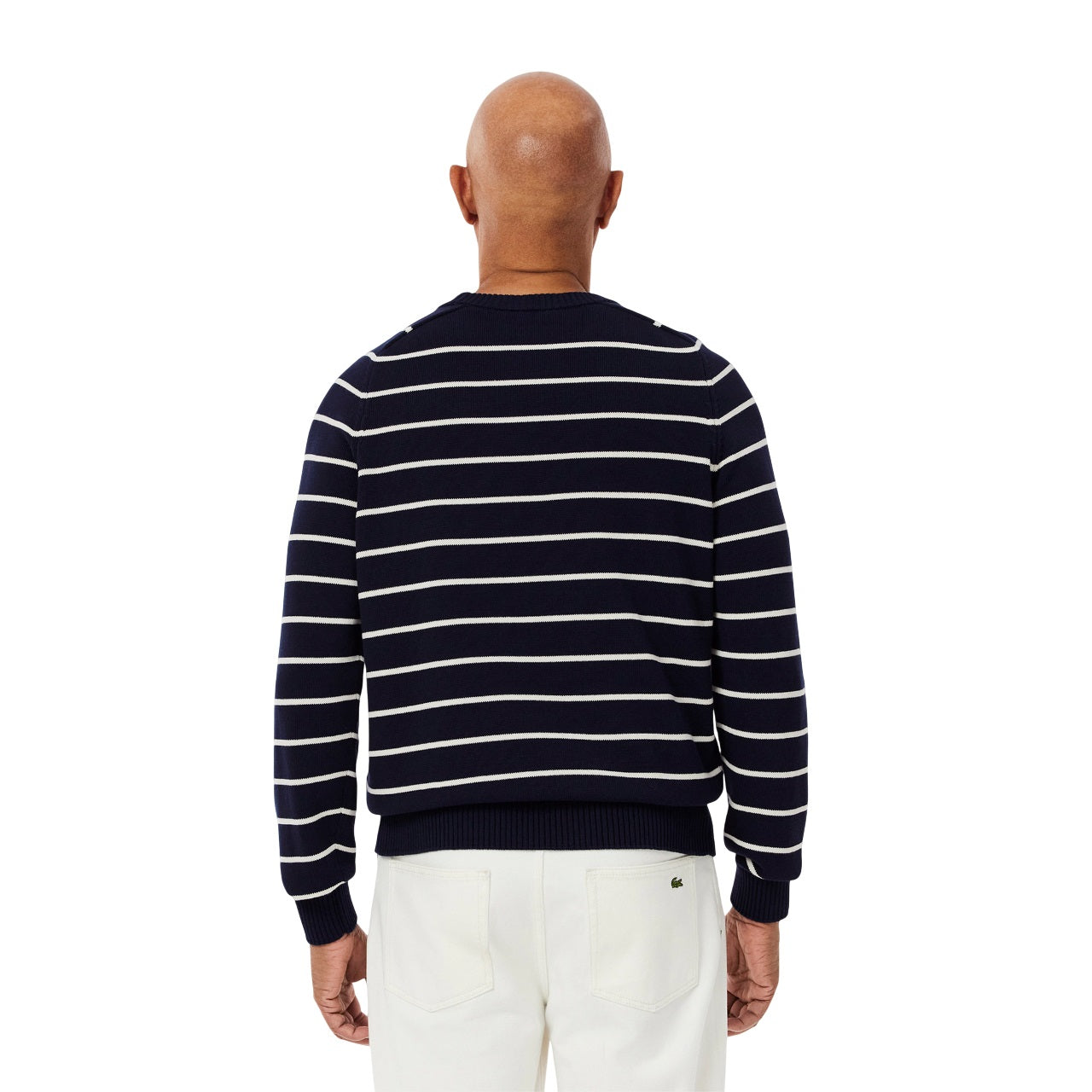 LACOSTE Classic Striped Sweater - Seamless Design