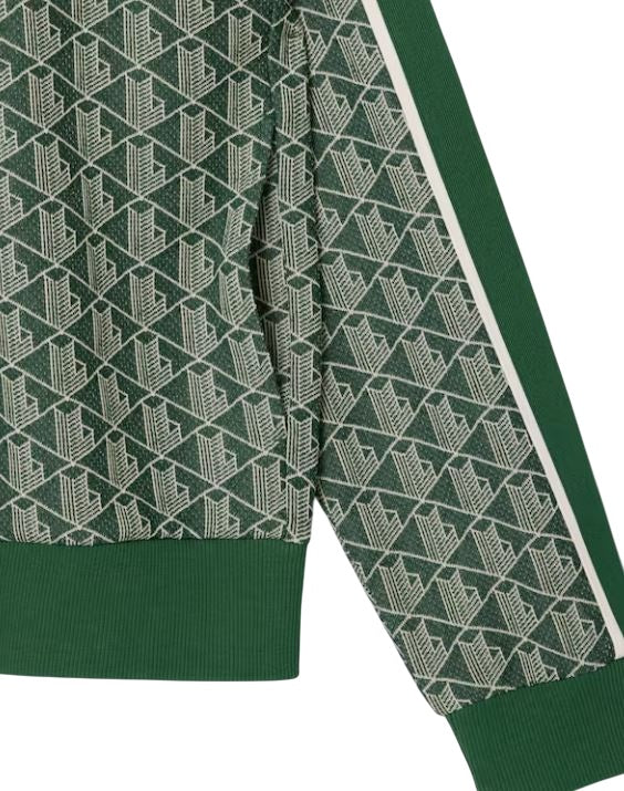 LACOSTE Men's Zip-Up Sweatshirt - Slightly Fitted Design