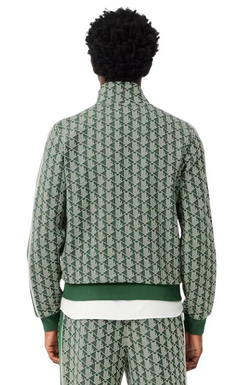 LACOSTE Men's Zip-Up Sweatshirt - Slightly Fitted Design