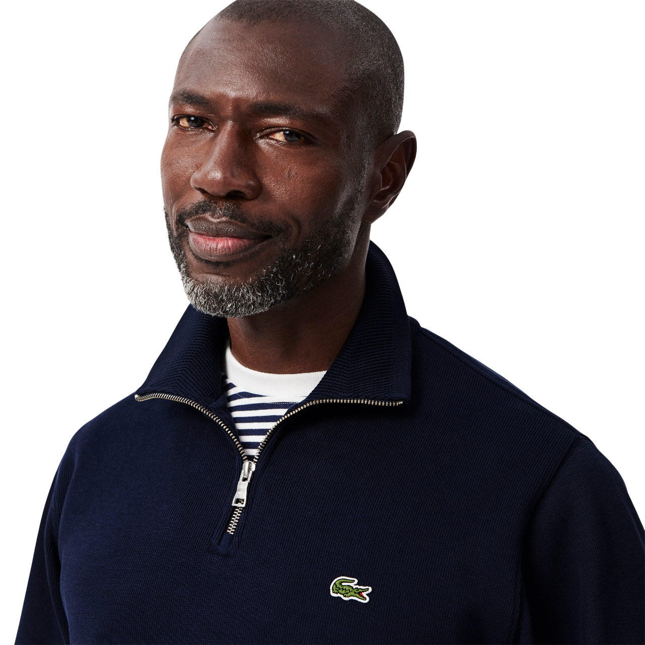 LACOSTE Classic High Neck Zip Sweatshirt for Men