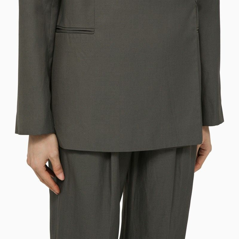 LOULOU STUDIO Sandyato Single-Breasted Viscose Blazer