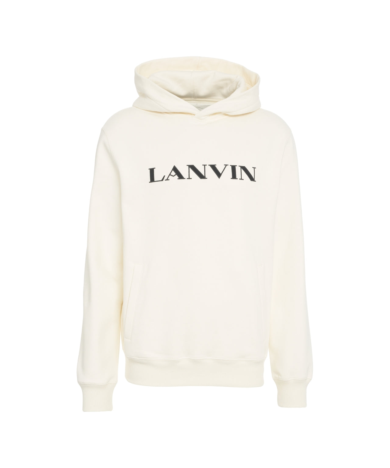 LANVIN Men's Hoodie with Logo Print