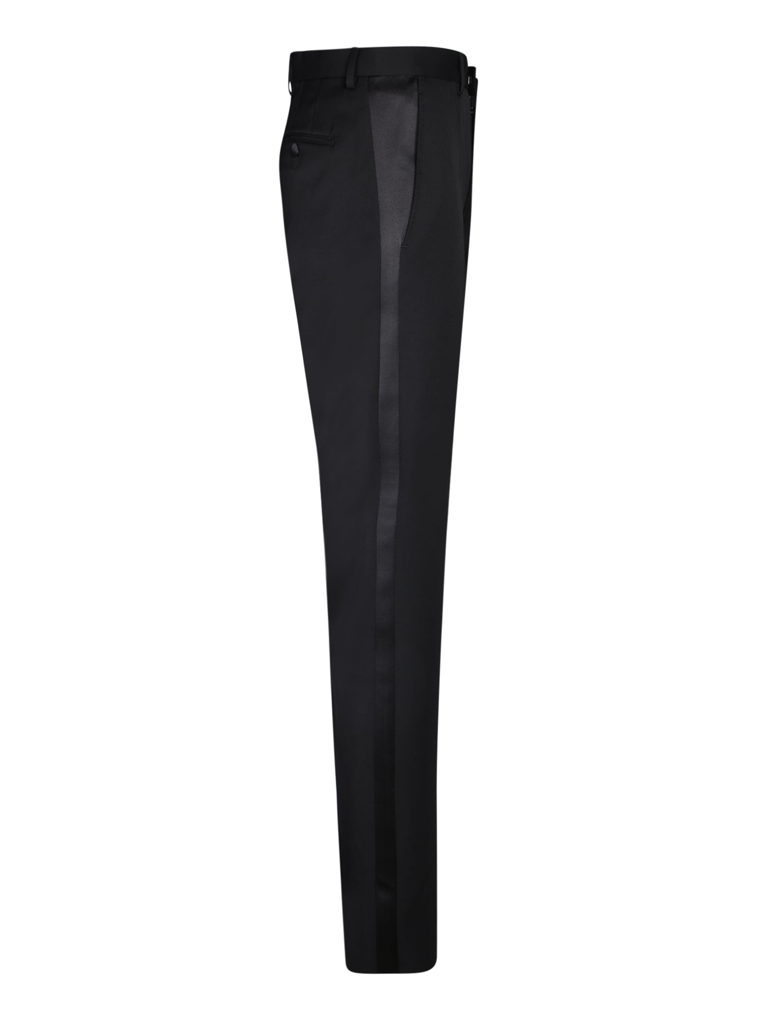 LANVIN Tailored-Cut Tuxedo Pants for Men