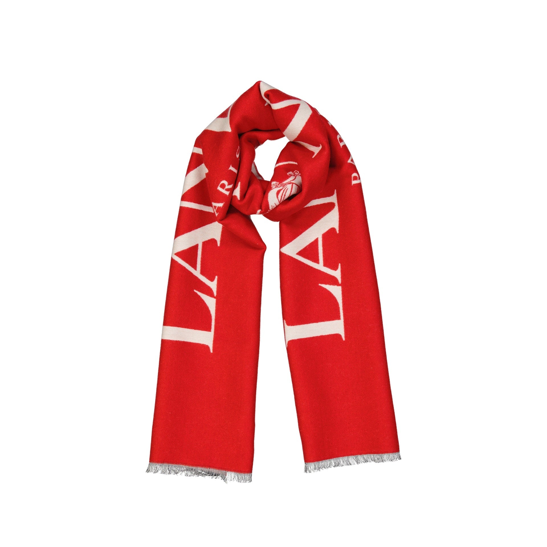 LANVIN Luxurious Wool and Silk Scarf - 180 cm x 35 cm