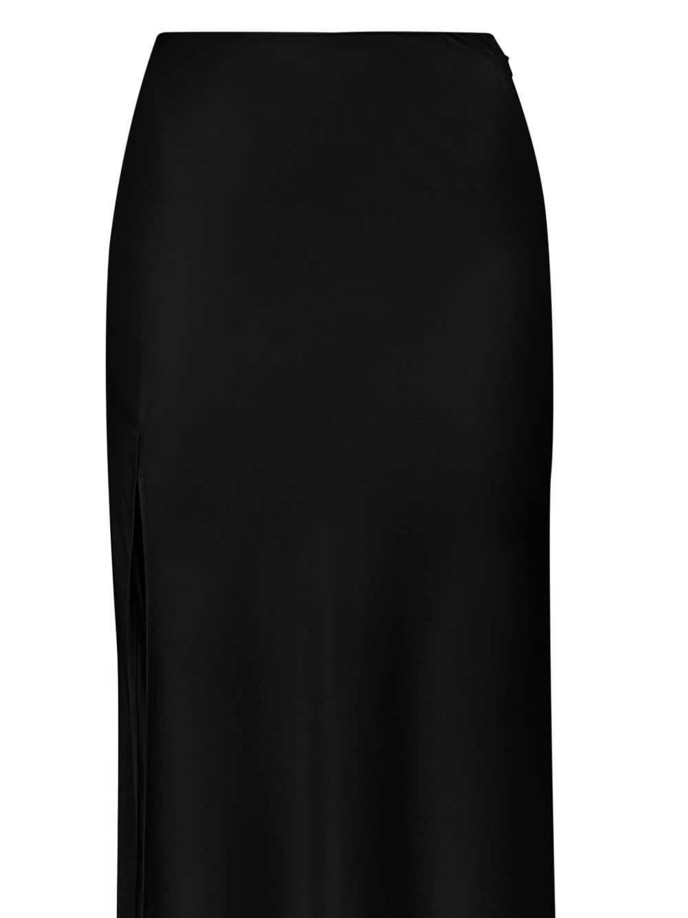 LAPOINTE Elegant Midi Skirt with Stylish Slit - Size Available