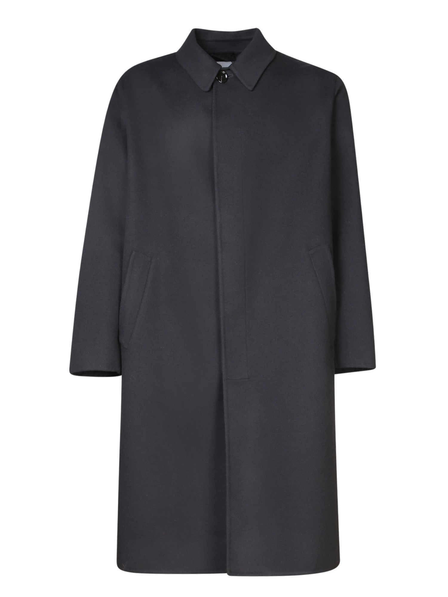 LARDINI Sleek Black Coat for Men