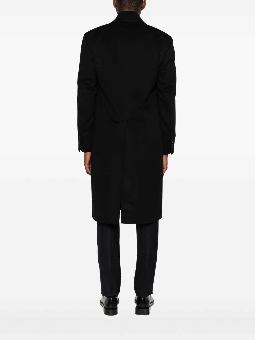 LARDINI Double-Breasted Floral Detail Jacket for Men