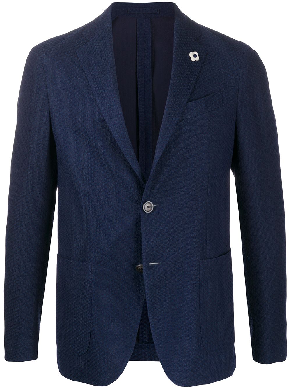 LARDINI Classic Single-Breasted Jacket for Men