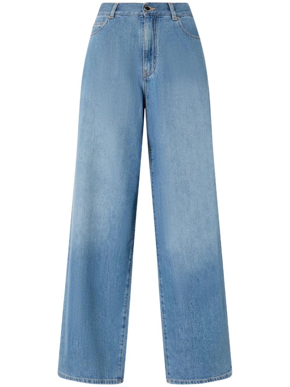 PINKO Lyocel Blend Loose Jeans for Women