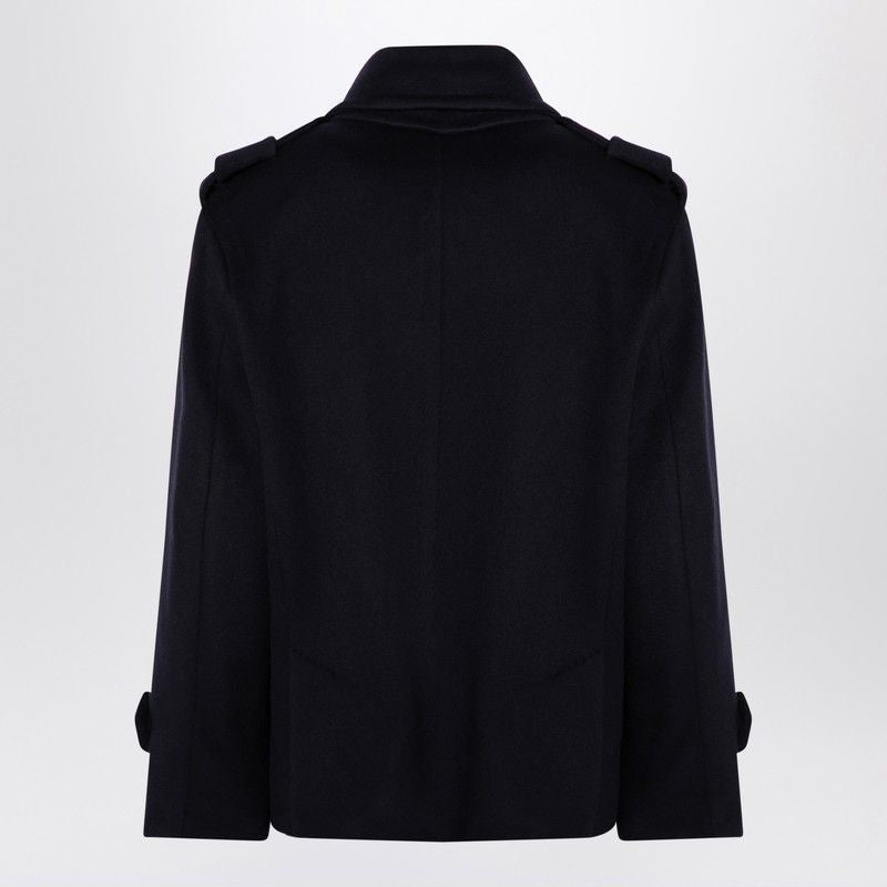 MAX MARA Double-Breasted Wool Short Jacket