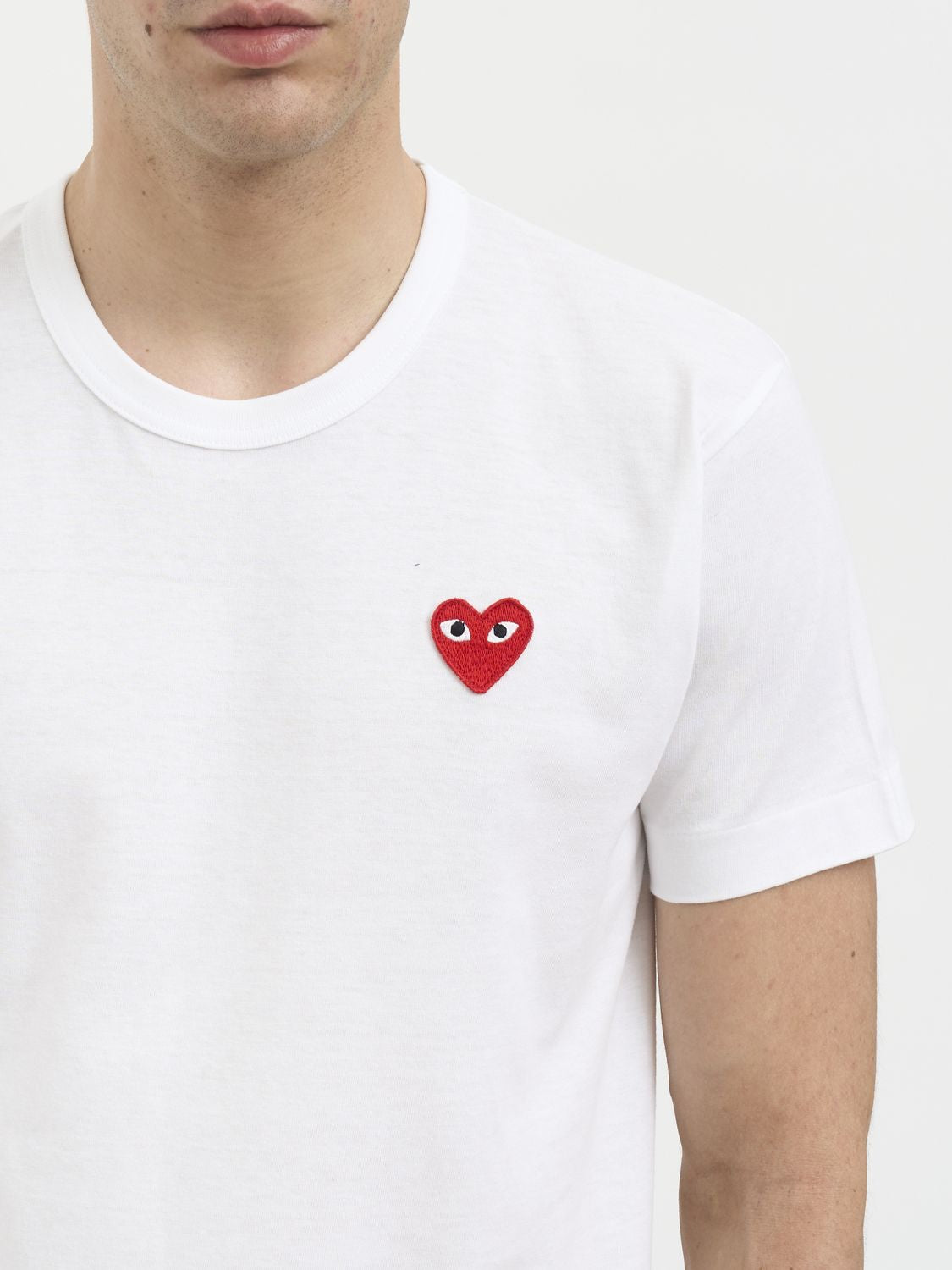COMME DES GARÇONS PLAY Printed Cotton T-Shirt - Size L