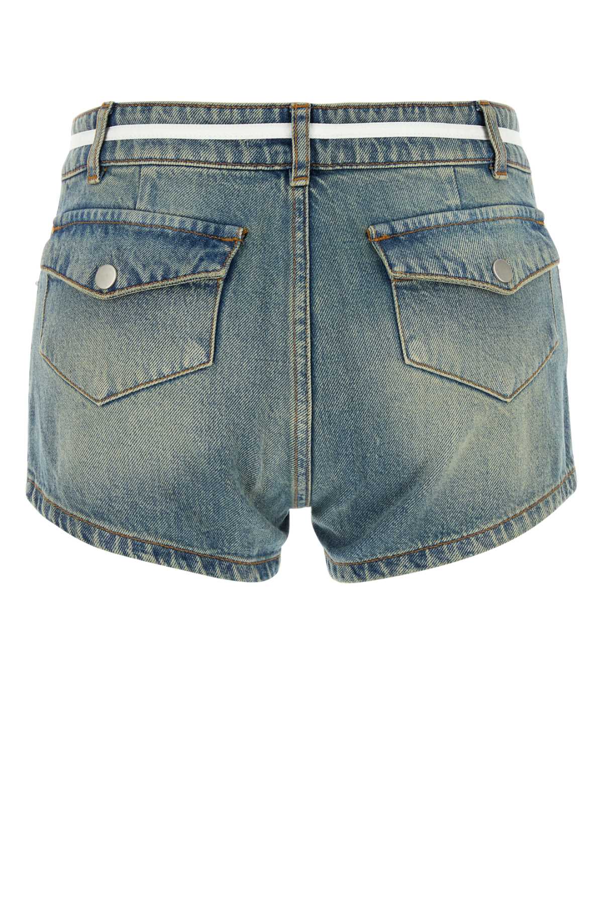 GIMAGUAS Womens Mini Denim Lazo Shorts