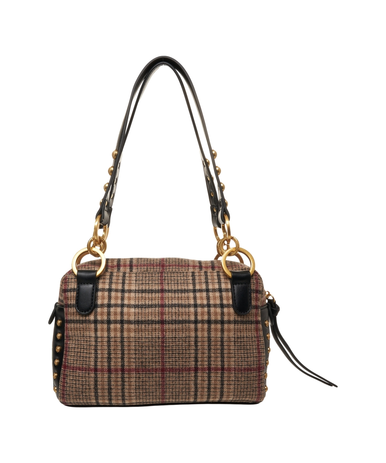 LA CARRIE Glencheck Shoulder Bag 24x18x8 cm