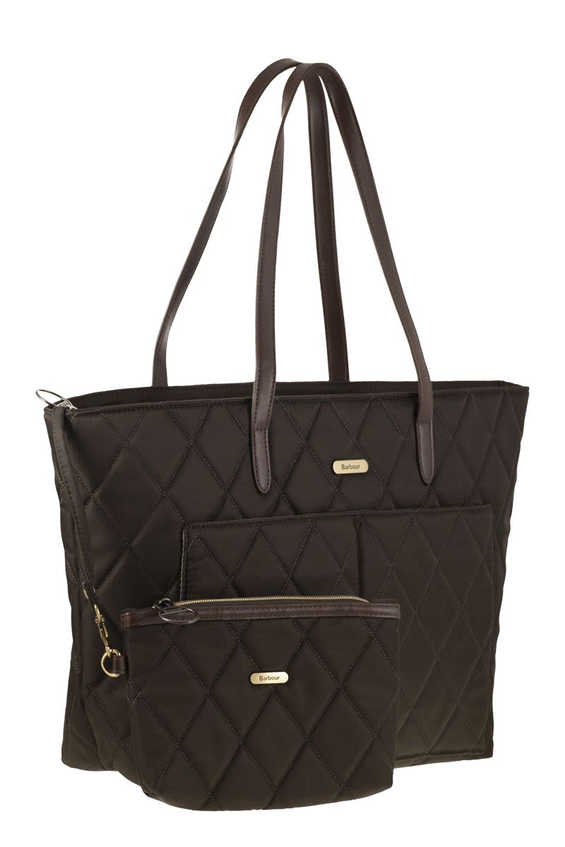 BARBOUR Quilted Shopping Handbag 47.5 x 29 x 13 CM
