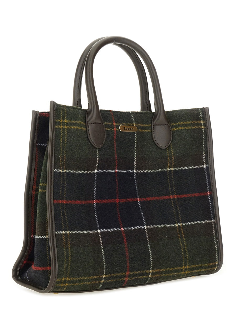 BARBOUR Tartan Barrhill Tote Handbag