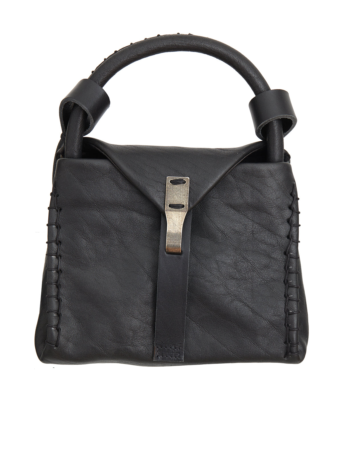 VALENTINA BANELLA Medium Handle Stitch Leather Handbag