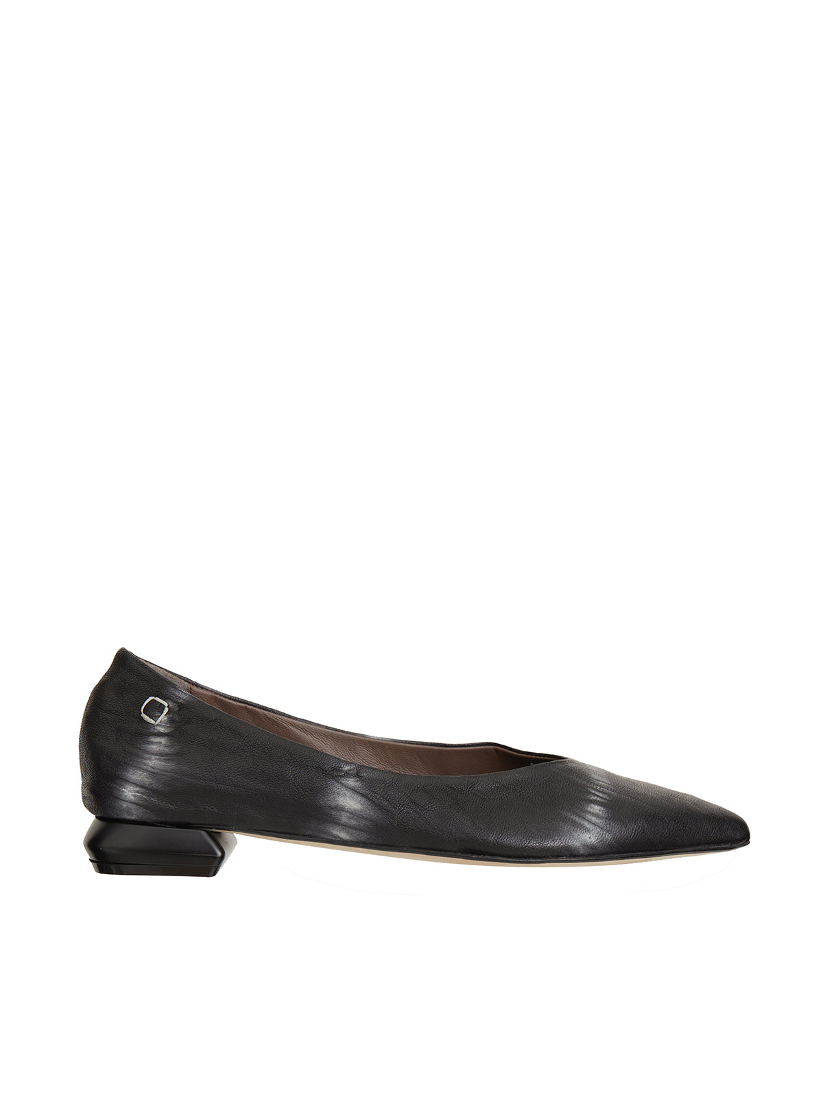 COLLECTION PRIVEE Leather Ballerina Flats