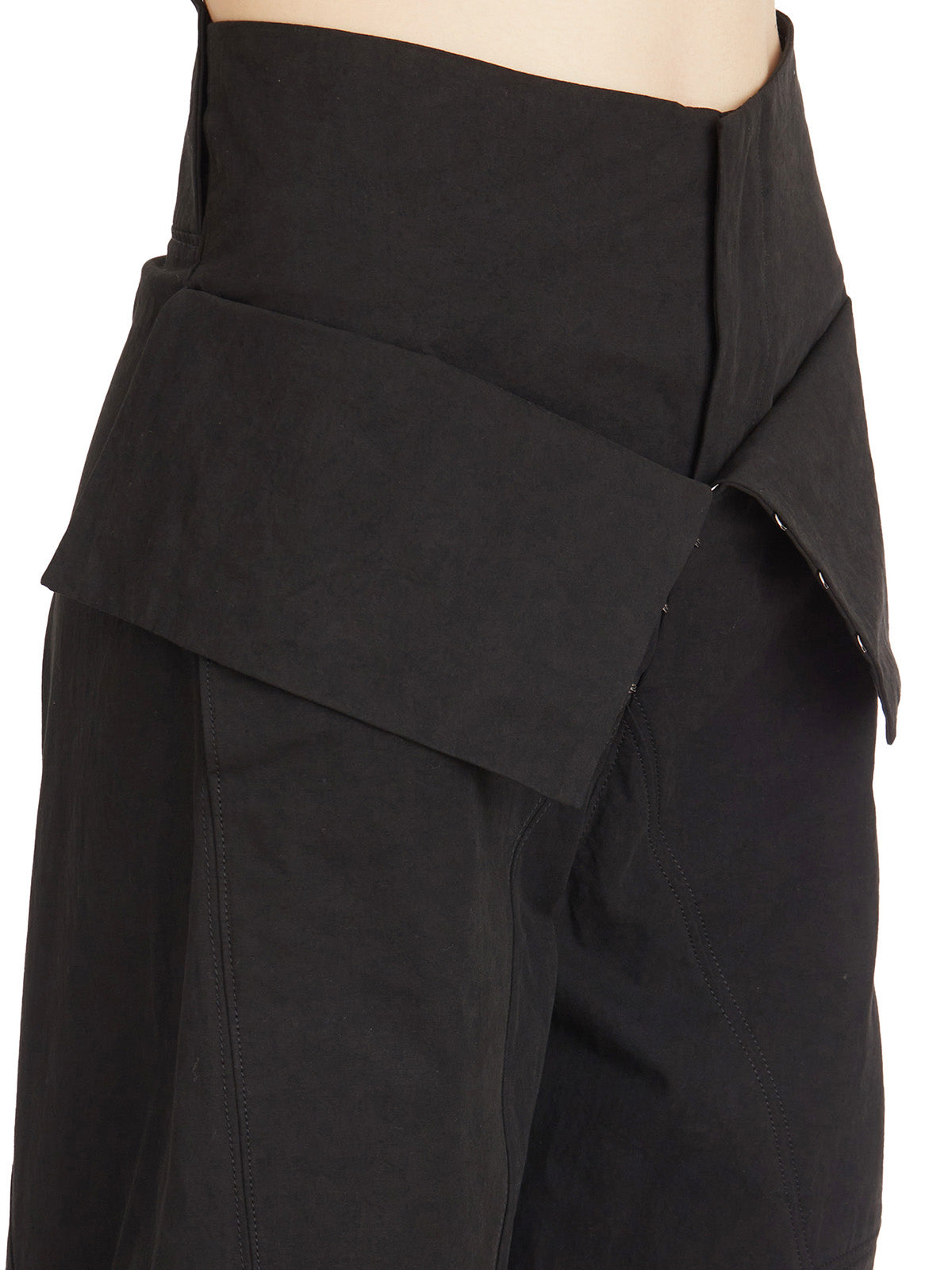 YEHUAFAN Wide Leg Cotton Trousers - Size S
