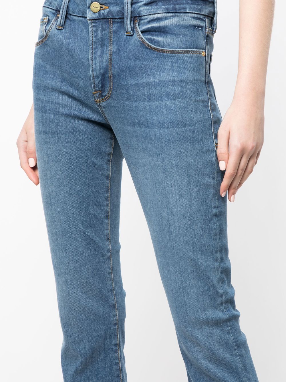 FRAME Cropped Flared Jeans for Women