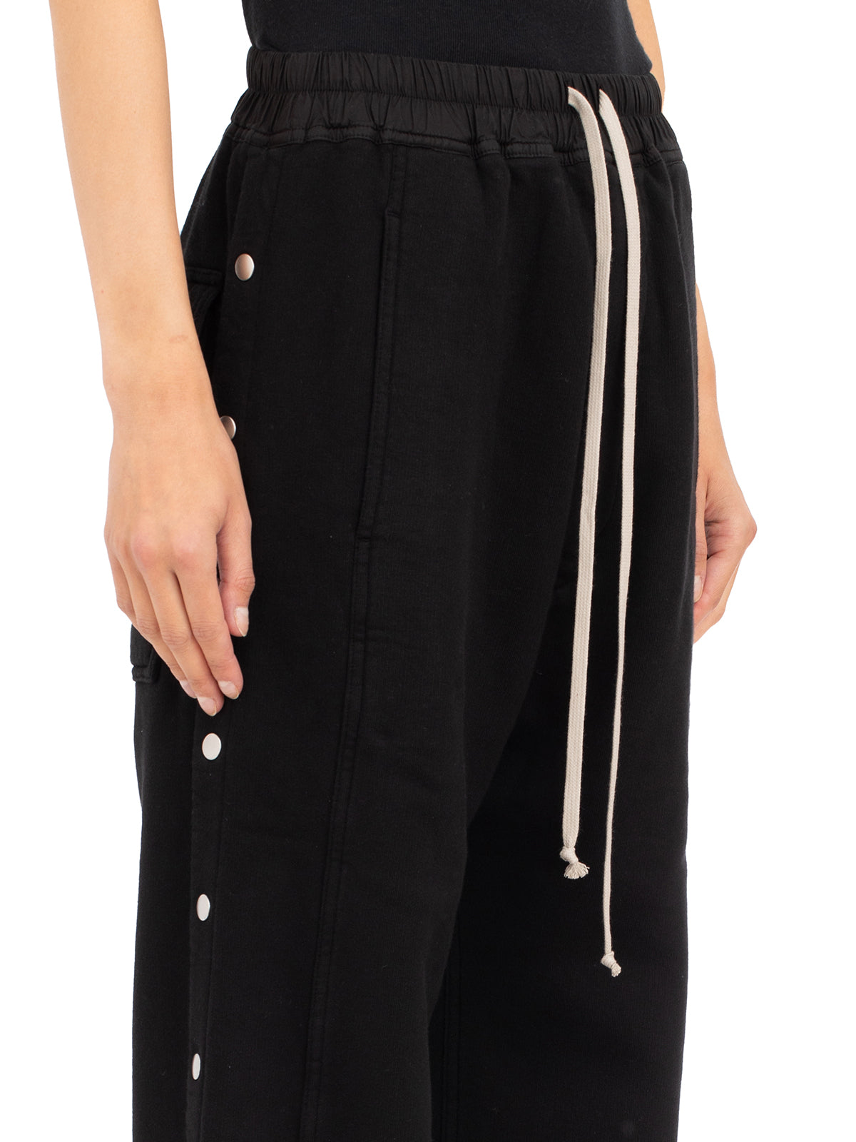 DRKSHDW Relaxed Fit Sweatpants with Side Button Apertures - Size S